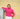 Naomi Kaschmir Rollkragenpullover Pink Zopfmuster