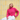 Naomi Kaschmir Rollkragenpullover Pink Zopfmuster