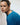 Maxi Kaschmir Kurzarm Pullover Blau - DOUIE
