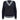 Polo V Ausschnitt Pullover Kaschmir Schwarz