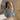 Pullover hellblau mit Glitzer semi transparent - DOUIE