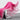 Mimi Cape Kaschmir Magenta Fransen