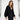 Holly Strickjacke Grobstrick Seide Mohair Schwarz