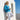 Mollie Kaschmir V Ausschnitt Pullover Skyblue