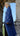 Heidi Strickmantel Seide Mohair Blau