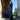 Heidi Strickmantel Seide Mohair Blau