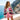 Helena Kaschmir Strickjacke Pink gestreift