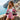 Helena Kaschmir Strickjacke Pink gestreift
