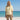 Kurzarm Pullover Mohair Gelb
