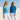 Lola Halbarm Pullover Kaschmir Honeycomb Star Blue