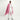 Mimi Cape Kaschmir Pink mit Fransen