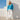 Mollie Kaschmir V Ausschnitt Pullover Skyblue