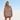 Moss Kaschmir Strickjacke Camel/Weiß Melange