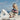Paris Pullover Kaschmir Jacquardmuster bunt