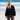 Strickjacke Seide Mohair Schwarz