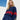 ZigZag Pullover Mohair Dunkelblau