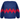 ZigZag Pullover dunkelblaumit roten Zags